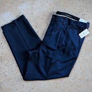 OAK HILL WRINKLE RESISTANT NAVY PANTS SZ 46